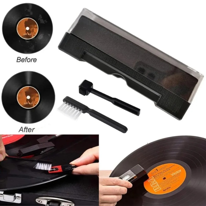 Audio Music Remover Free - Antistatic Vinyl Record Cleaner Brush Kit