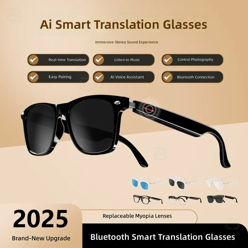 Audio Music Ai - Smart AI Translation Glasses Bluetooth Audio