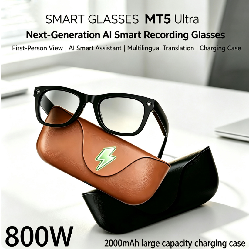 Audio Music Ai - 2026 AI smart Glasses HD 800W