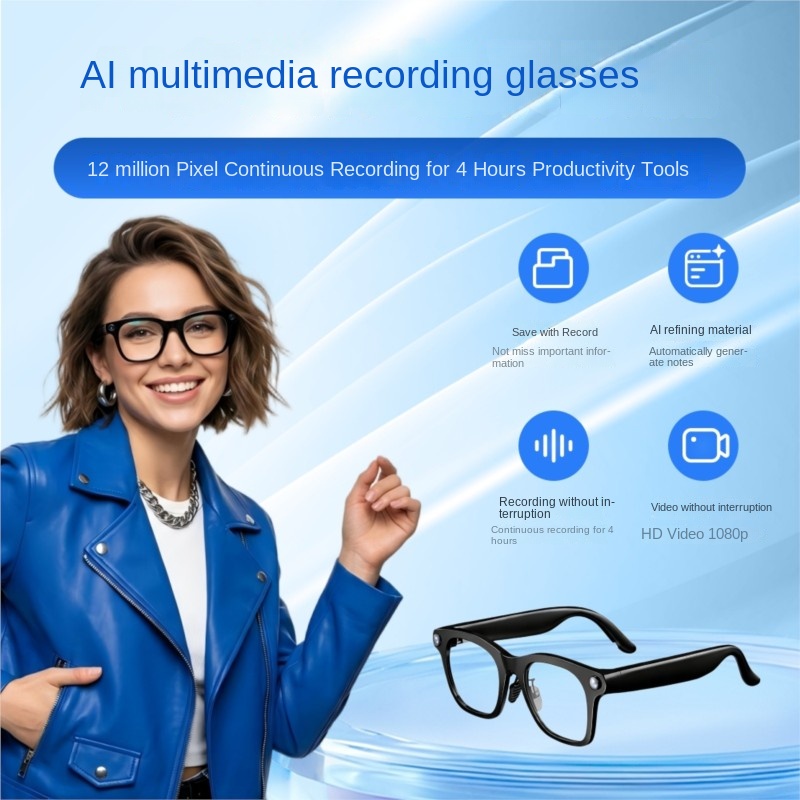 Audio Music Ai - OLOIU Echowear Smart AI Smart Glasses