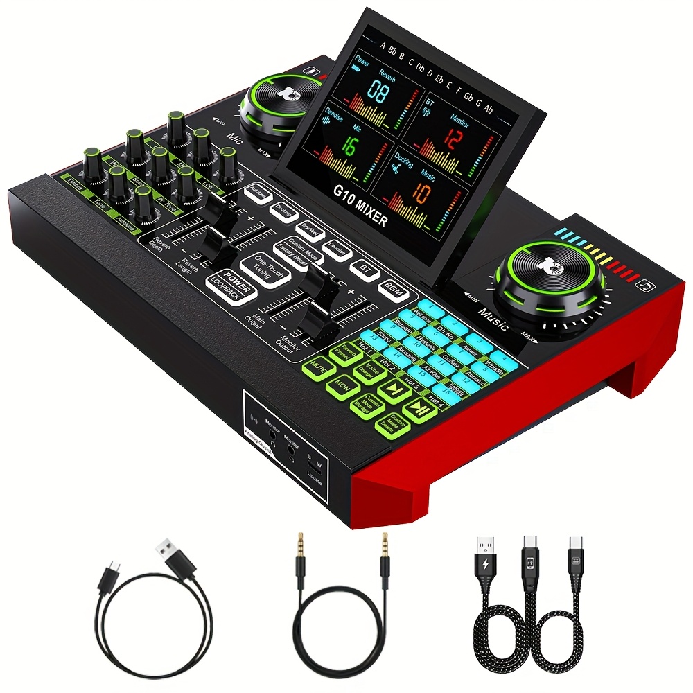 Audio Music Changer - Tenlamp G10 Electronic Music Mixer Professional
