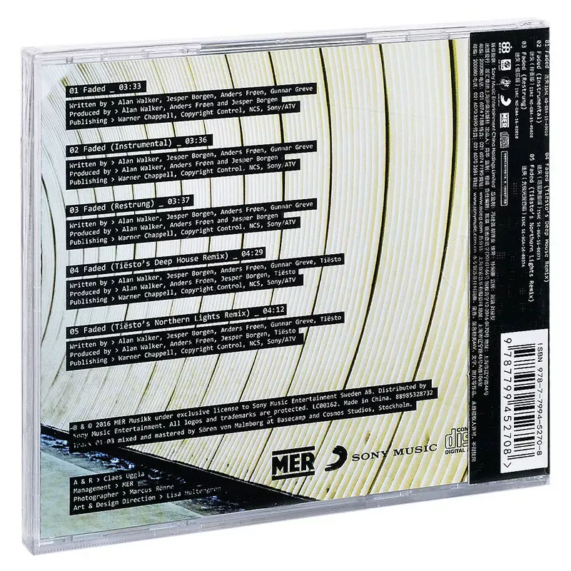 for Alan Walker Lost CD Album  - Audio With Music review and price