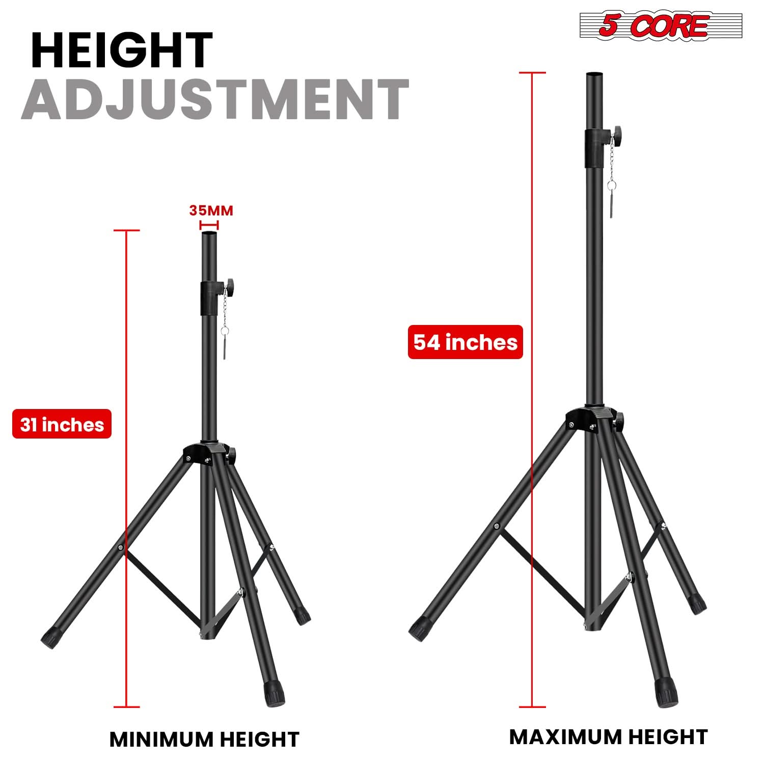 5 Core Speaker Stand Adjustabl - Speaker Stand Tripod review and price