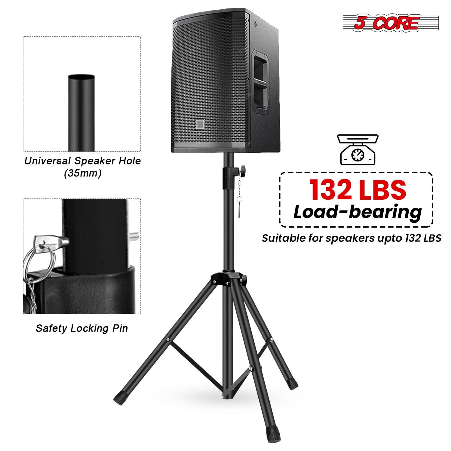 5 Core Speaker Stand Adjustabl - Speaker Stand Tripod review and price