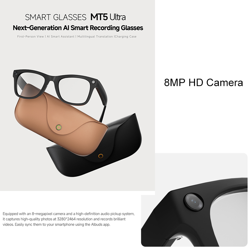 2026 AI smart Glasses HD 800W  - Audio Music Ai review and price
