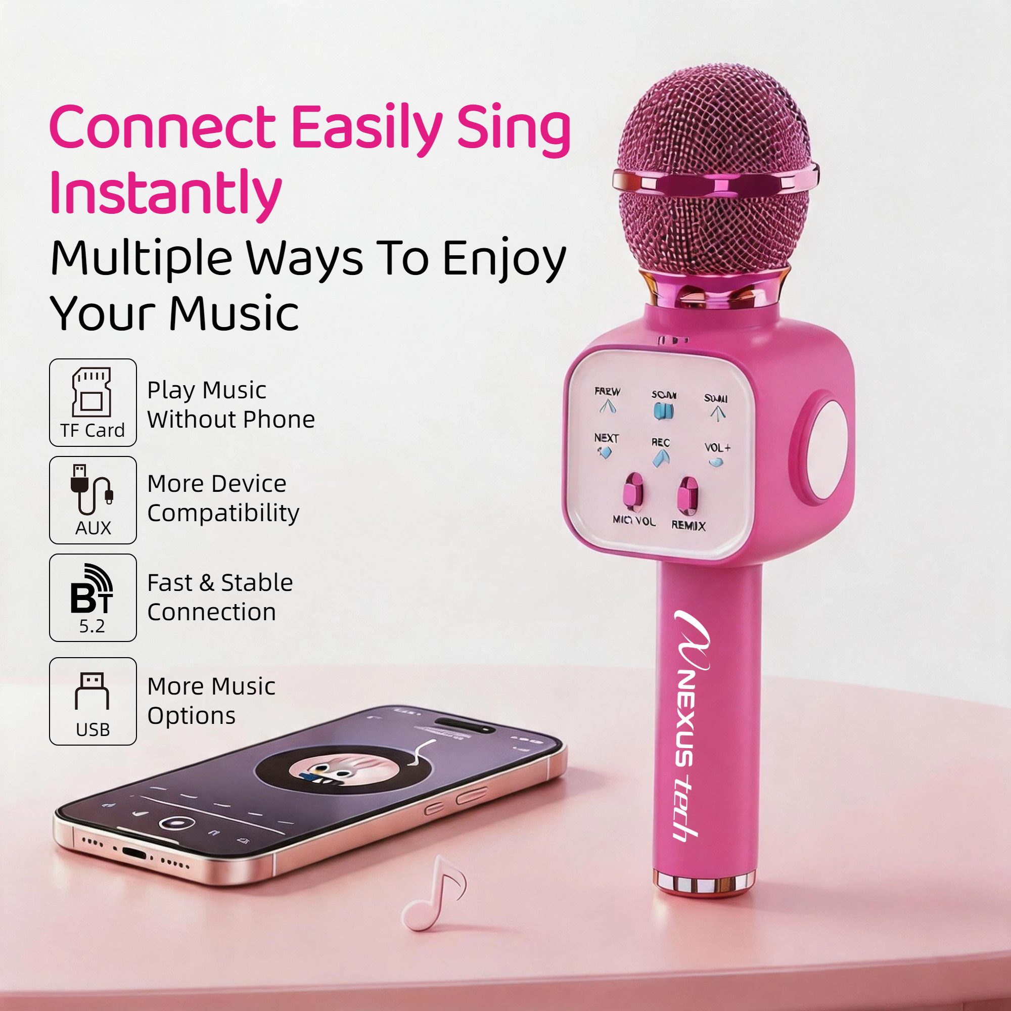 Wireless Bluetooth 5.2 Karaoke - Shure Mic Sm58 review and price