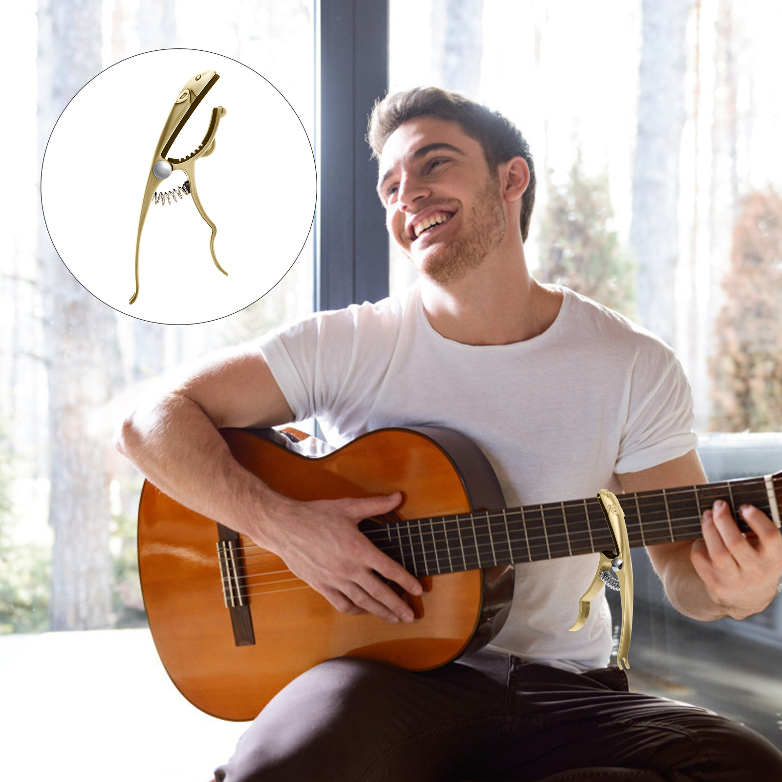 1Pcs Guitar Capo Zinc Alloy Ea - Guitar Capo Clip review and price