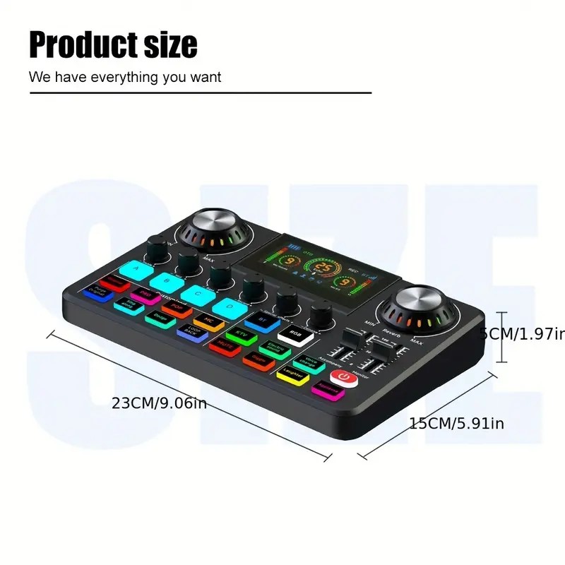 Audio Mixer, Live Sound Card w - Audio Music Changer review and price