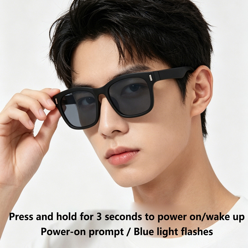AI Intelligent Sunglasses Blue - Audio Music Ai review and price