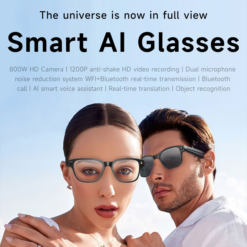 AI Smart Glasses 8 Million Cam - Audio Music Ai review and price