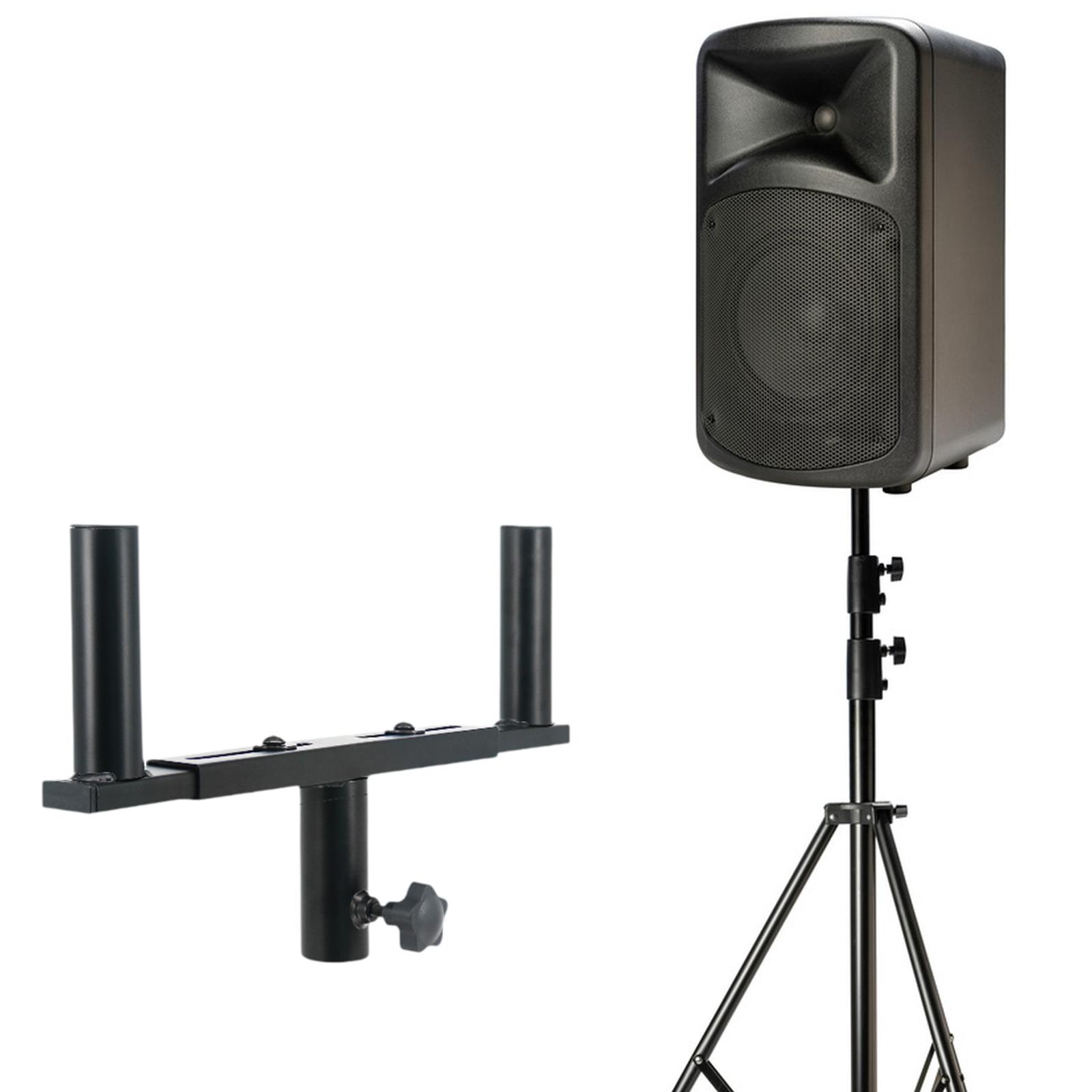 Double Speaker Mount Floor-Sta - Speaker Stand Tripod review and price